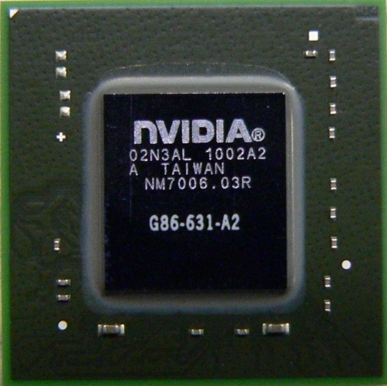 nVidia G86-631-A2 (GeForce 8400M GS) Wymiana na nowy, naprawa, lutowanie BGA